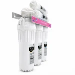Aqua Cares UF-06 six-stage water purifier viewed from the left