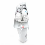 Aqua Cares UF-06 six-stage water purifier showing side connections and mounting bracket