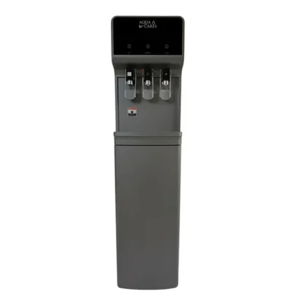 Front view of the grey INV-LS-31-GRO standing RO water purifier