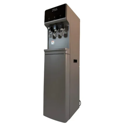 Angled view of the grey INV-LS-31-GUF standing UF water purifier
