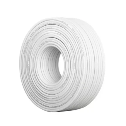 Full coil of white P-DN6 PE water filter pipe