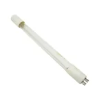 PRT-UV6W 6W: T5 UV replacement lamp with white end caps and four pins at one end