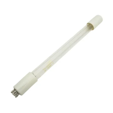 PRT-UV6W 6W: Side view of a single-ended four-pin T5 UV lamp