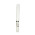 FLT-PP-20 white 20-inch polypropylene sediment cartridge in a front view